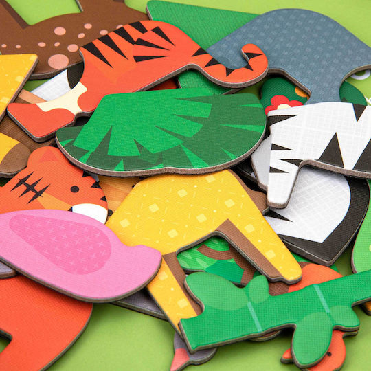 Mieredu Magnetic Construction Toy Animal World for Children Aged 3+