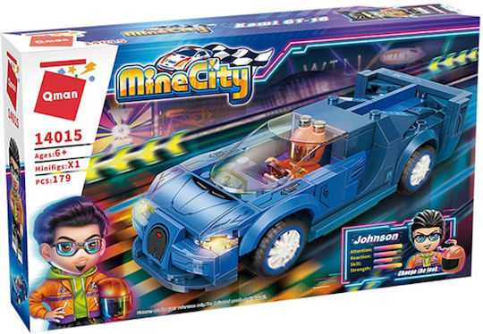 Qman Kami GT-16 Building Blocks for 6 Plus Years 179 Pieces