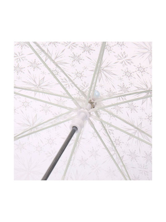 Cerda Kinder Regenschirm Gebogener Handgriff Frozen Durchsichtig mit Durchmesser 45cm.