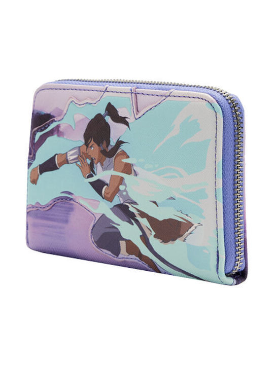 Loungefly Legend Of Korra Детски портфейл с цип за Момиче Лилав NICWA0019