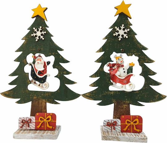 Triangular Christmas Decorative Tree 25cm Various Designs Triangular Christmas Decorative Tree 25cm Various Designs