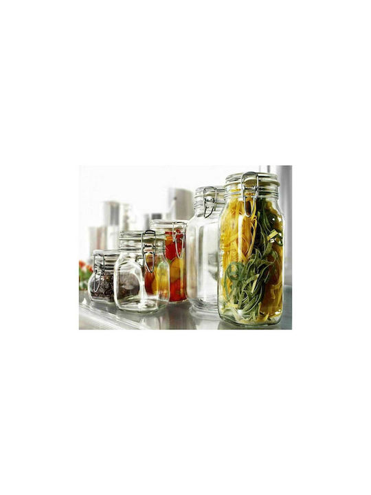 Bormioli Rocco Fido Set 1pcs Jars General Use with Airtight Lid Glass 125ml