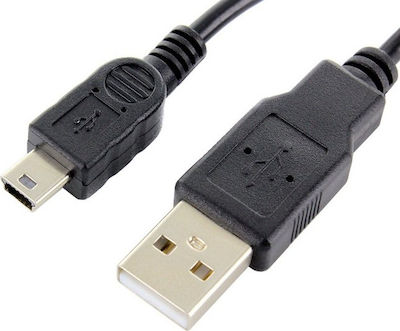 USB 2.0 Kabel USB-A-Stecker - Mini-USB-B-Stecker Schwarz 1m T_0011208