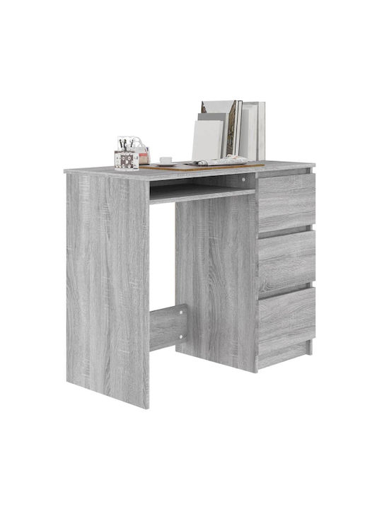 Schreibtisch Holz Grey Sonoma 90x45x76cm