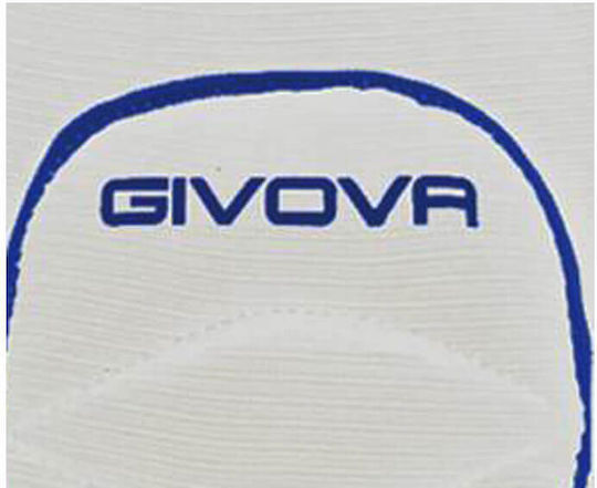 Givova GIN01-0302 Volleyball-Kniepolster Erwachsene / Kinder Weiß