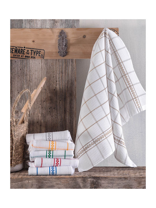 Rythmos Sugar Towel of 100% Cotton Κίτρινο 40x60cm 107-101-2311 1pcs