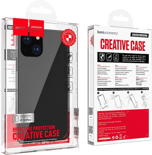 Hoco Fascination Series Protective Back Cover Πλαστικό Μαύρο (iPhone 14 Plus)