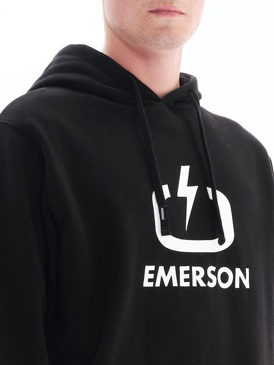 Sweatshirt with Hood Black
