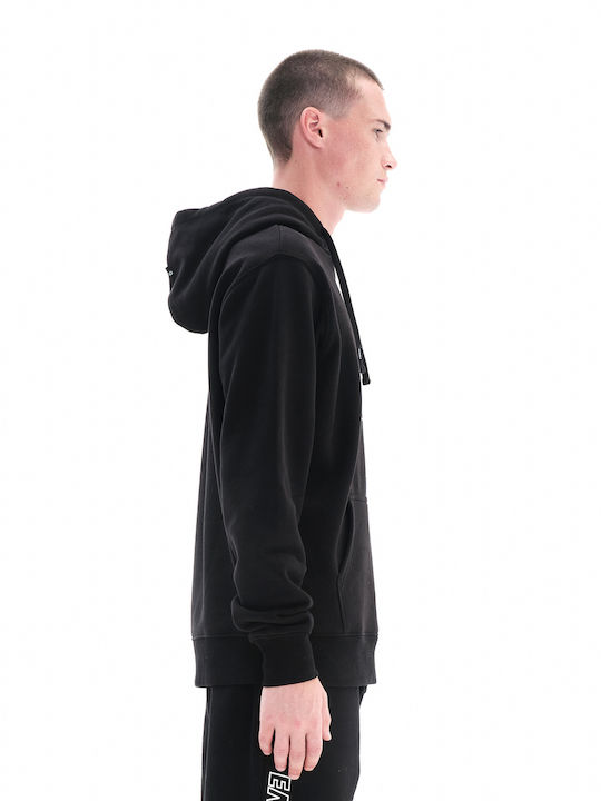 Sweatshirt with Hood Black