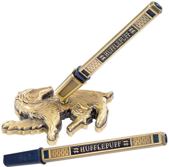 The Noble Collection Hufflepuff Pen Rollerball with Blue Ink