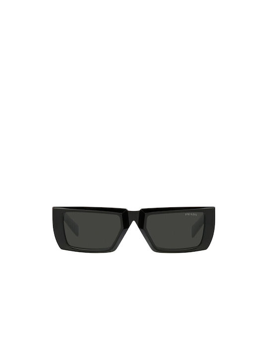 Prada Women's Sunglasses with Black Acetate Frame and Black Lenses PR 24YS 1AB5S0