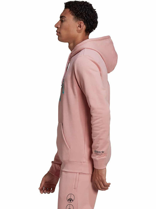 United Sweatshirt mit Kapuze Rosa
