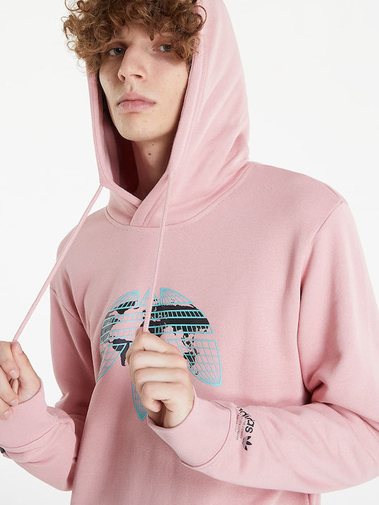 United Sweatshirt mit Kapuze Rosa