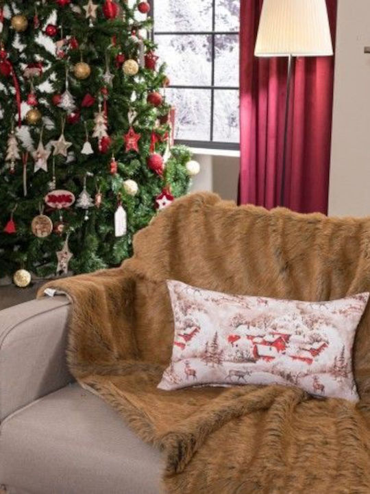 Teoran Christmas Decorative Pillow Bremen Square Multicolour 65x65cm
