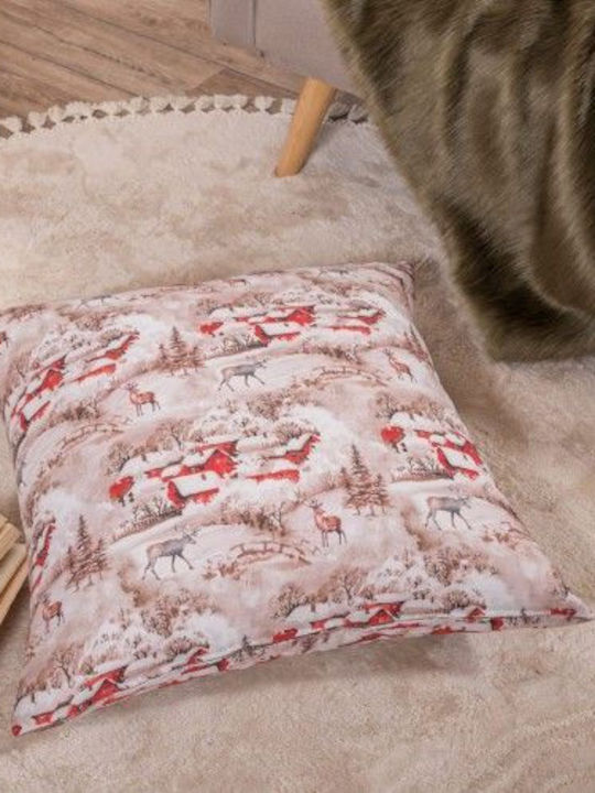 Teoran Christmas Decorative Pillow Bremen Square Multicolour 65x65cm