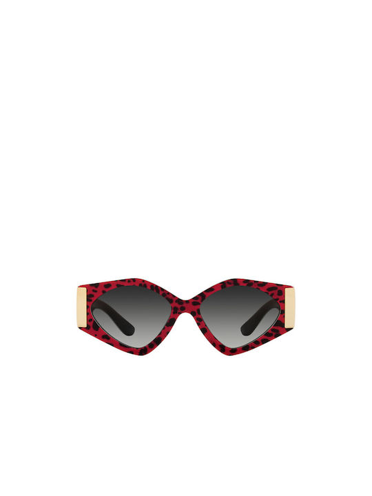 Dolce & Gabbana Sonnenbrillen mit Rosa Rahmen und Schwarz Verlaufsfarbe Linse DG4396 33268G