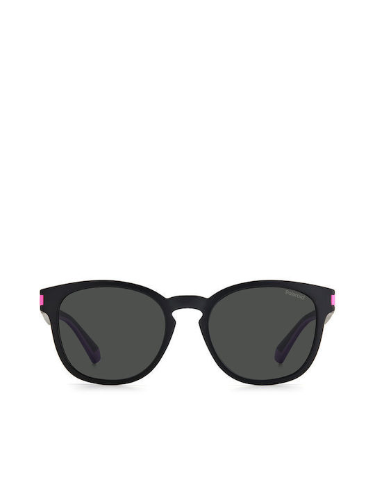 Polaroid Sonnenbrillen mit Schwarz Rahmen und Schwarz Polarisiert Linse PLD2129/S N6T/M9