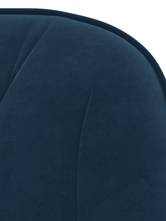 Rotating Chair Visitor with Arms Blue 56x61x72cm 1pcs