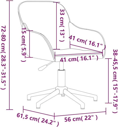 Stühle Speisesaal Braun 2Stück 56x61x72cm