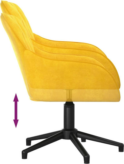 Stühle Speisesaal Gelb 2Stück 56x61x72cm