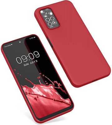 KWmobile TPU Umschlag Rückseite Silikon Rot (Redmi Note 11 / 11S 4G) 57368.09