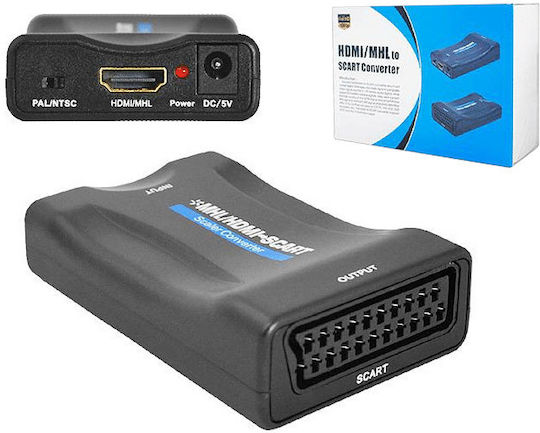 Cabletech LXHD127 Convertor HDMI feminin în Scart feminin 1buc