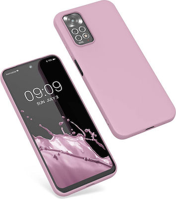 KWmobile TPU Silicone Back Cover Dusky Pink (Redmi Note 11 / 11S 4G)