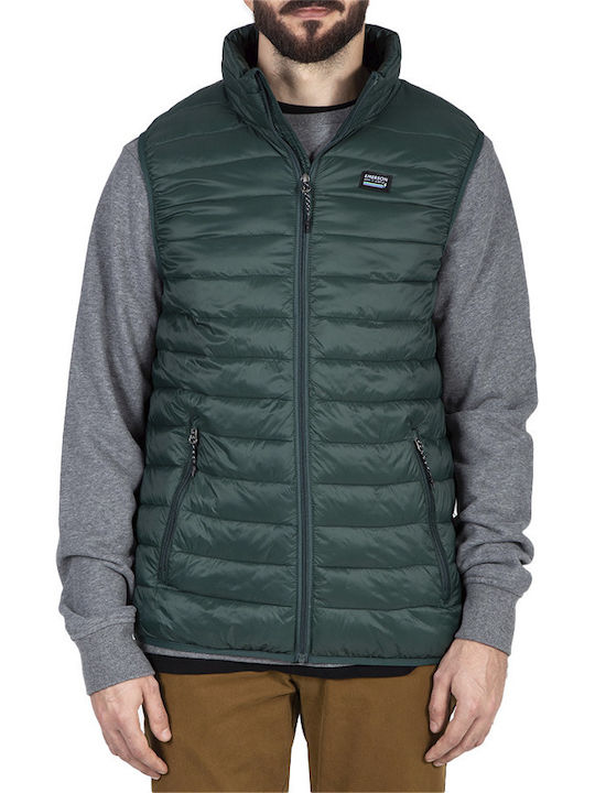 Ärmellos Winter Jacke Puffer Grün