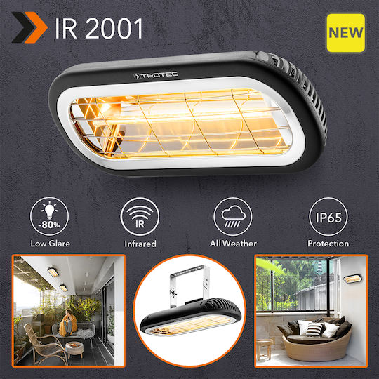 Trotec IR2001 Electric Mirror Infrared with Power 2kW