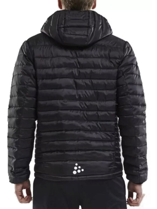 Craft Herren Winter Jacke Puffer Wasserdicht und winddicht Schwarz