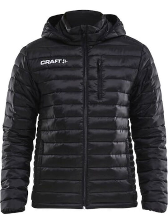 Winter Jacke Puffer Wasserdicht und Winddicht Schwarz