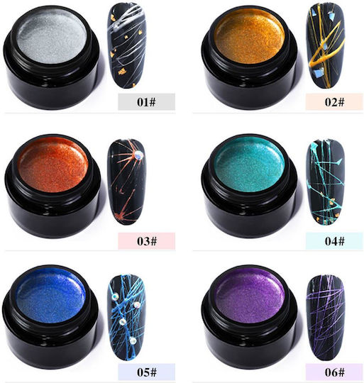 Vicky Spider Nail Art Gel Gel pentru Unghii Multicolor 5ml
