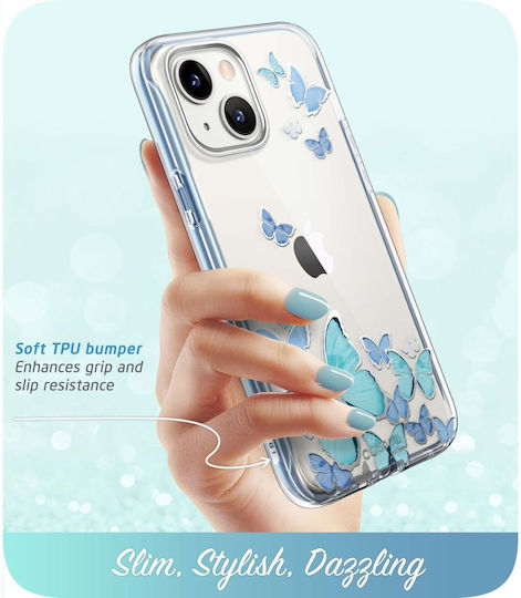 Supcase Cosmo 360 Full Cover Σιλικόνης 2mm Blue Fly (iPhone 14 Plus)