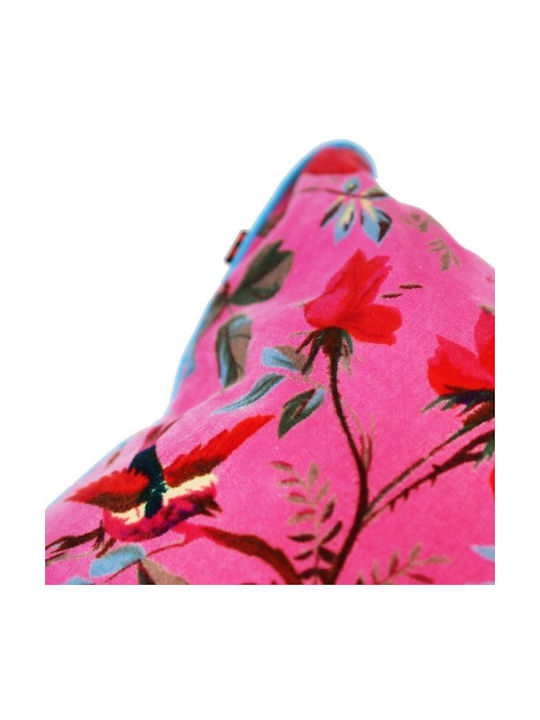 Synchronia Sofa Cushion Velvet Fuchsia 60x60cm