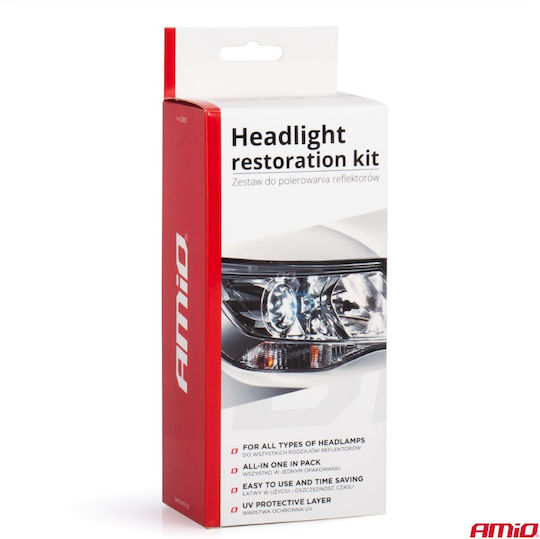 AMiO Σετ Γυαλίσματος για Φανάρια Restoration Kit