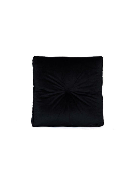 Palamaiki Sofa Cushion VF807 from Velvet Black 45x45cm.