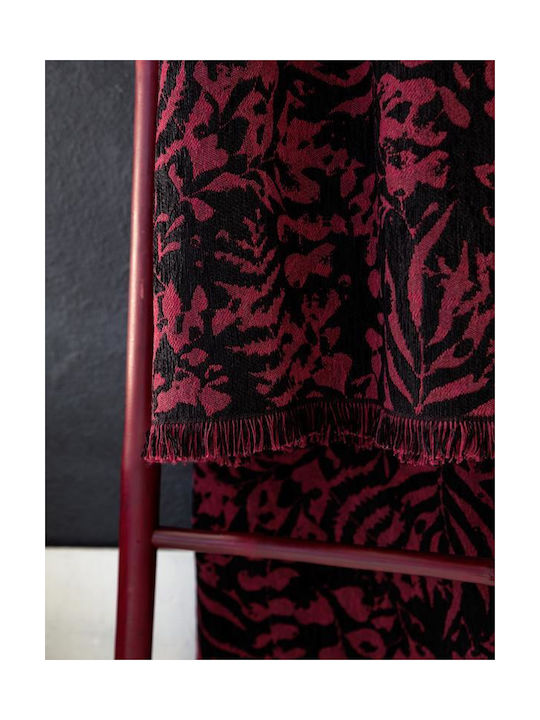 Nima Μαξιλάρι Καναπέ Dusk Ruby Red 45x45εκ.