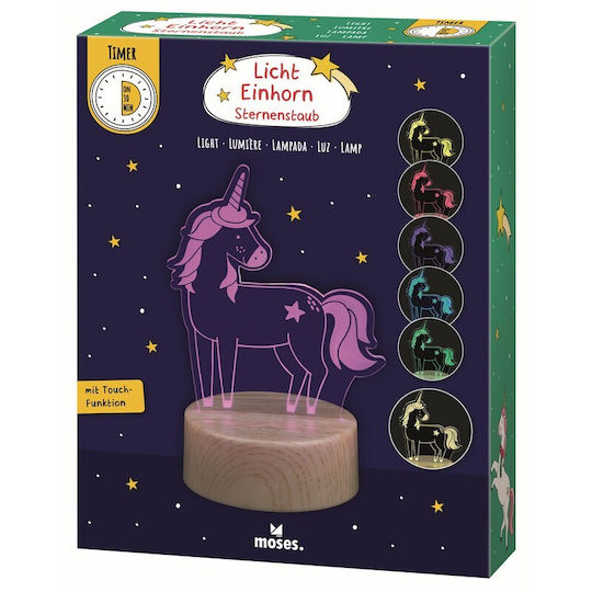Moses Kids Decorative Lamp with Color Changes Multicolour 18εκ.