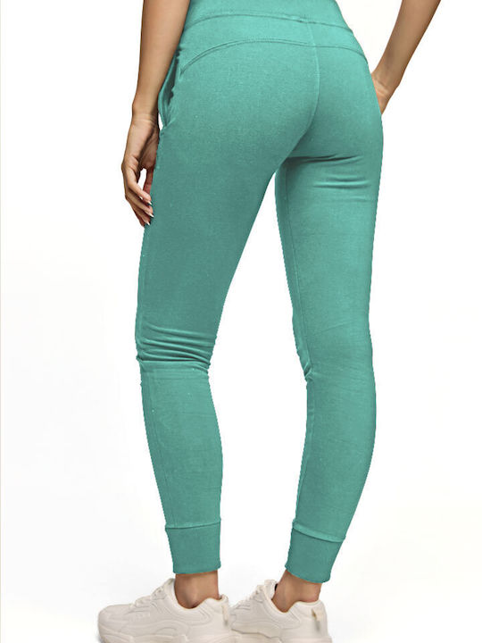 Bodymove Women's Jogger Sweatpants Turquoise