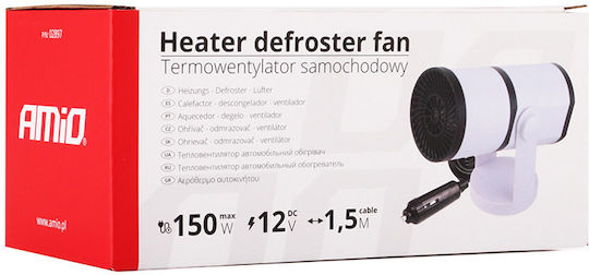 AMiO Αερόθερμo Αυτοκίνητου 12V 150W