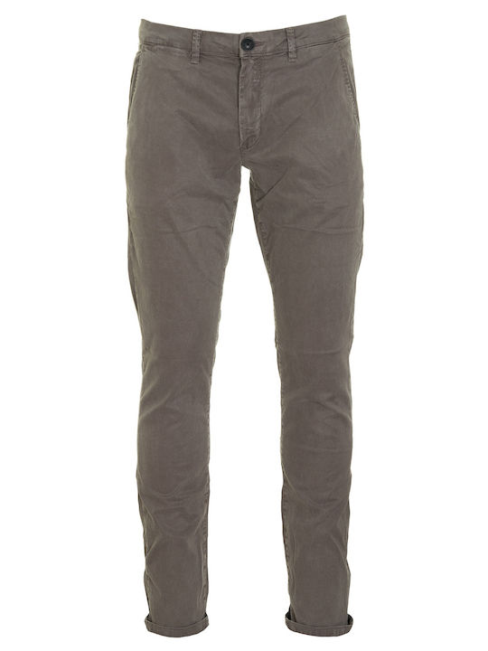 Gabba Men's Trousers Chino in Regular Fit Gray