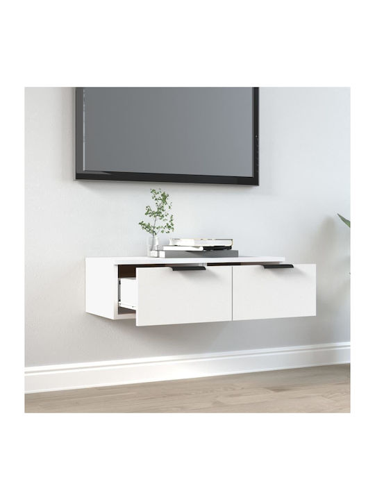 White TV Stand L68xD30xH20cm