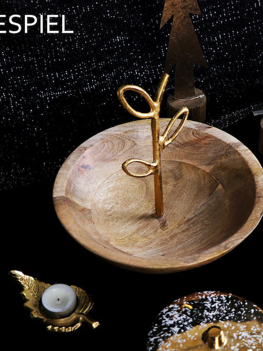 Espiel Decorative Bowl Brown 20x20x17cm