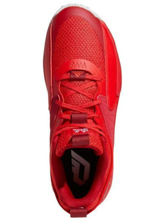 Dame Certified Low Basketball Shoes Red / Bright Red / Team Power Red
