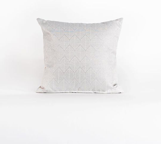 Eurolamp Μαξιλάρι Ασημί 45x45εκ.