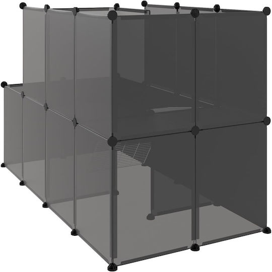 vidaXL Κλουβί Τρωκτικού Κλουβί Μικρών Ζώων 142x74x93cm