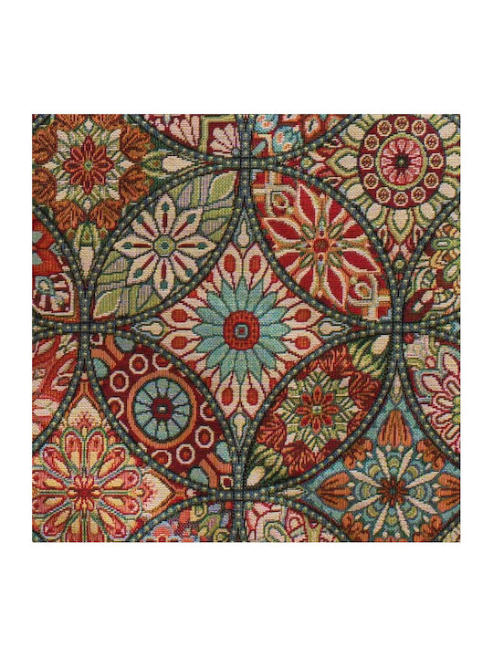 Cotone Vitral Ριχτάρι Τριθέσιου Καναπέ Στόφα 185x280εκ. Πολύχρωμο