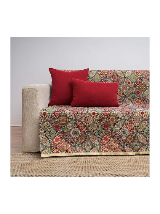 Cotone Vitral Ριχτάρι Διθέσιου Καναπέ Στόφα 185x240εκ. Πολύχρωμο 19240