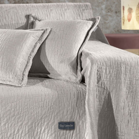 Guy Laroche Ριχτάρι Διθέσιου Καναπέ Avon 170x250εκ. Elephant με Μαξιλαροθήκη