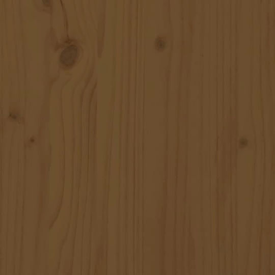 Wall-Mounted Living Room Cabinet Made of Solid Wood Natural - Honey 80x30x30cm